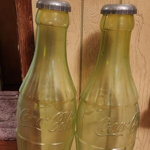Coca Cola Bottle Piggy Banks. Set Of 2